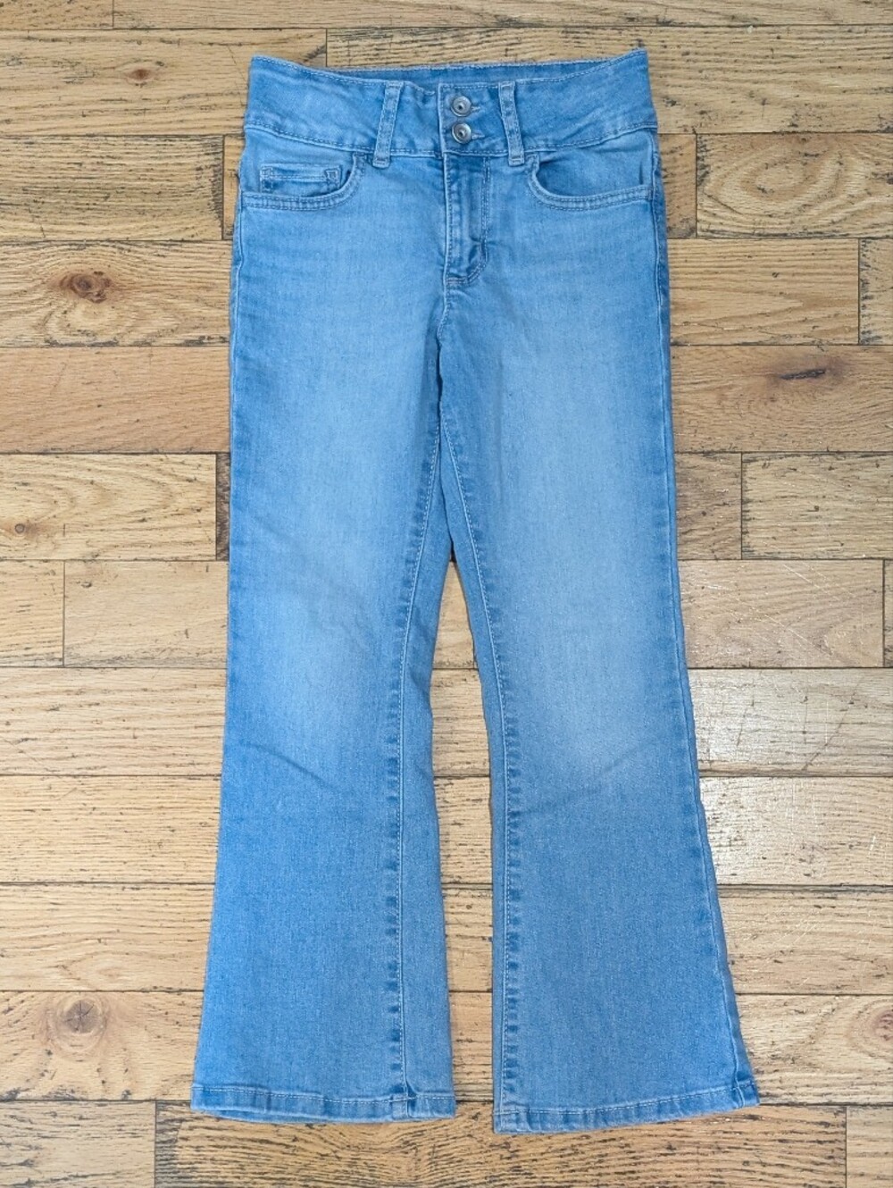 Children's Place Girls Size 6 x / 7 Flare Jeans Light Blue New! *T2